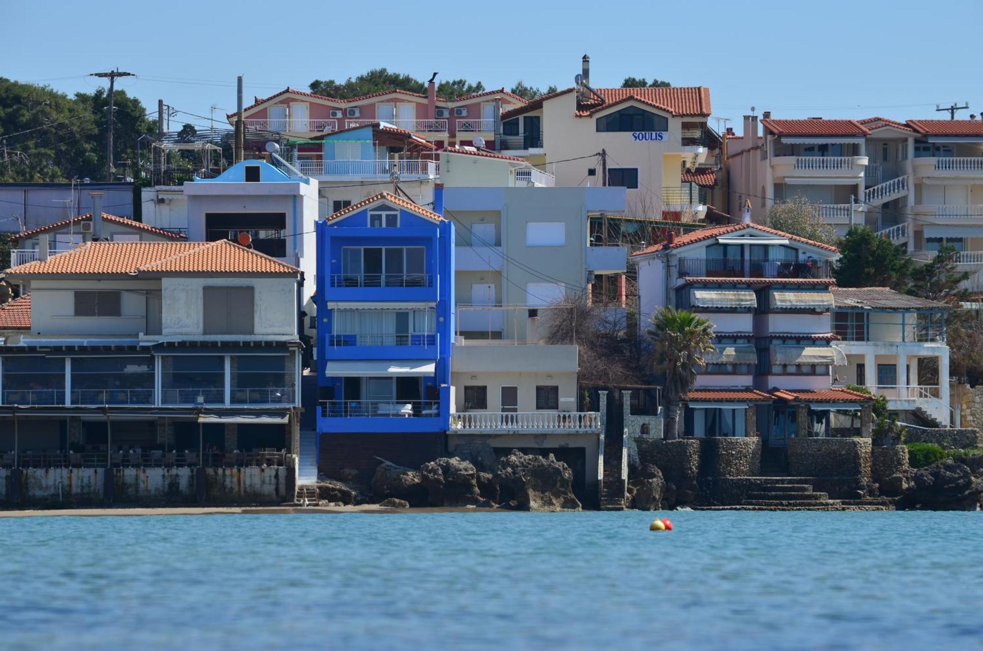 La Casa Azul Villa Arkoudi Luaran gambar
